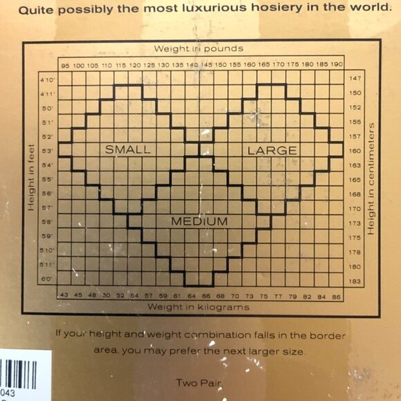 Victorias Secret Glamour Sheers Thigh High Stockings TWO PAIR Jet Black Small - Picture 3 of 3